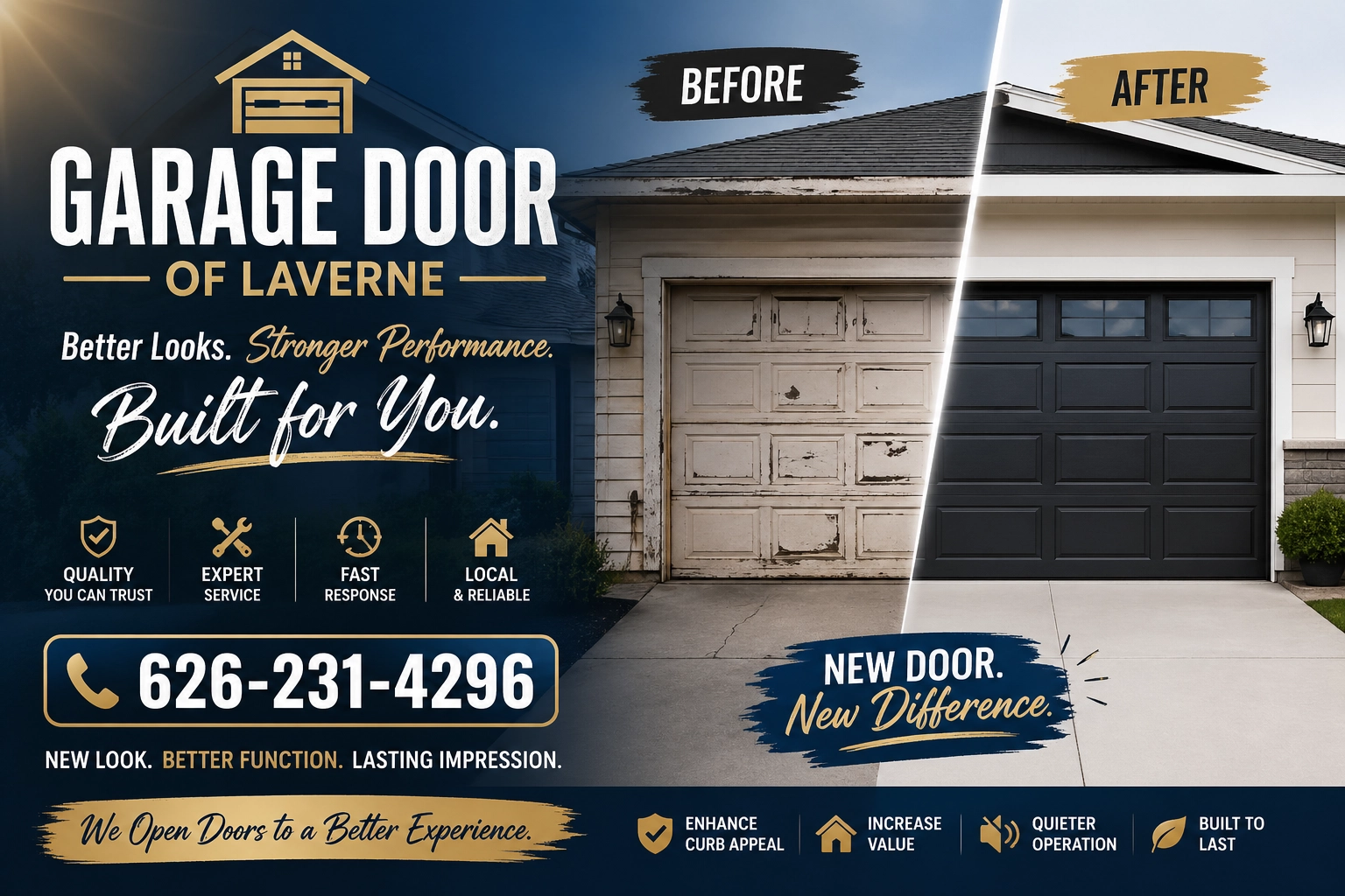 Garage Door of Laverne