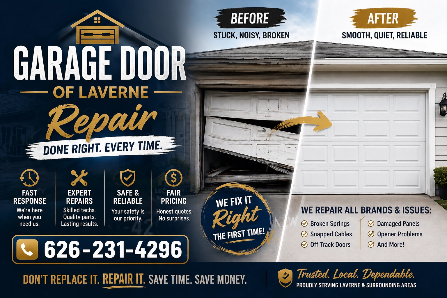 Garage Door of Laverne